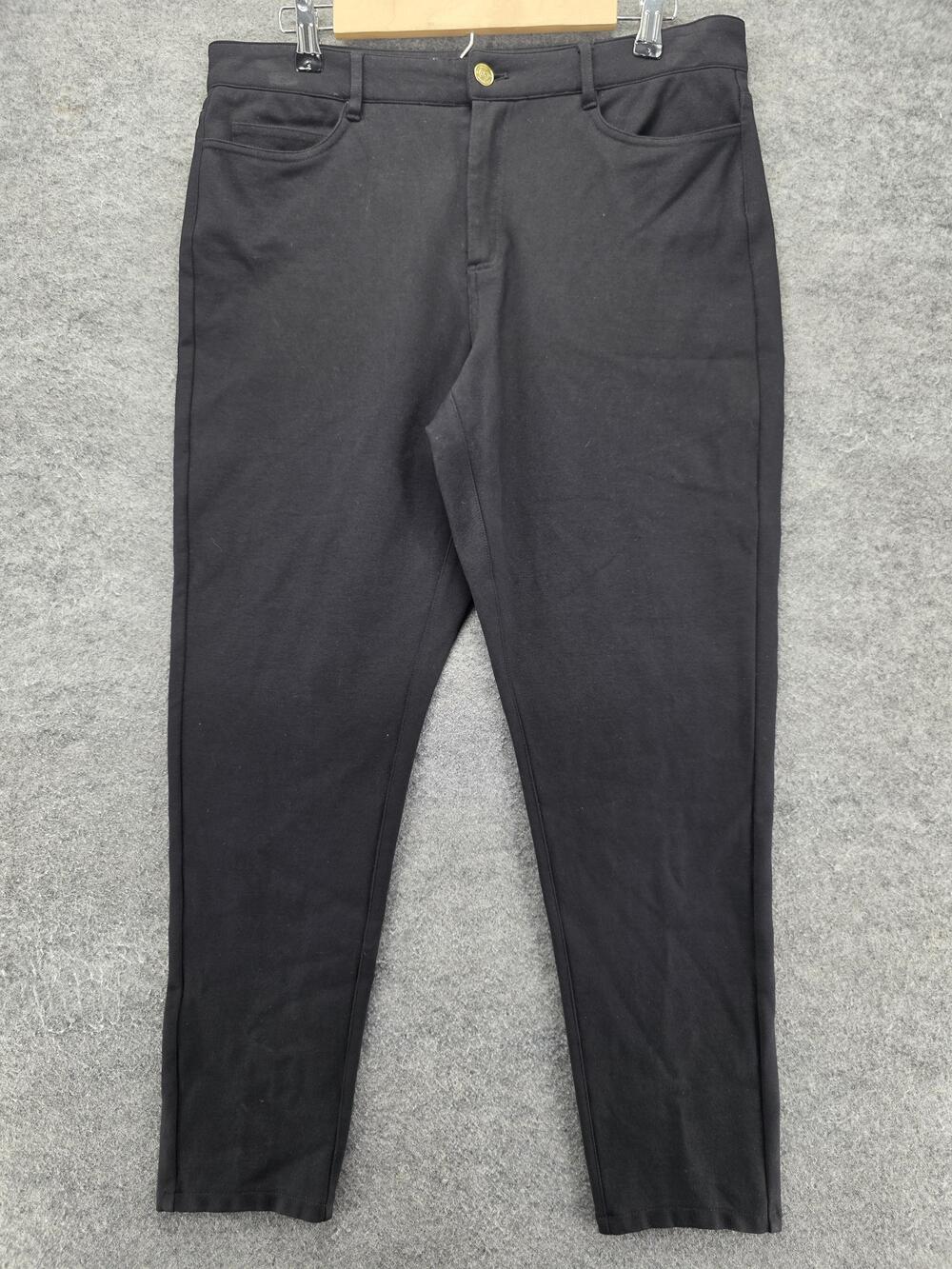 MICHAEL Michael Kors Pants Womens L Black Jegging Slim Stretch Pockets 27 In